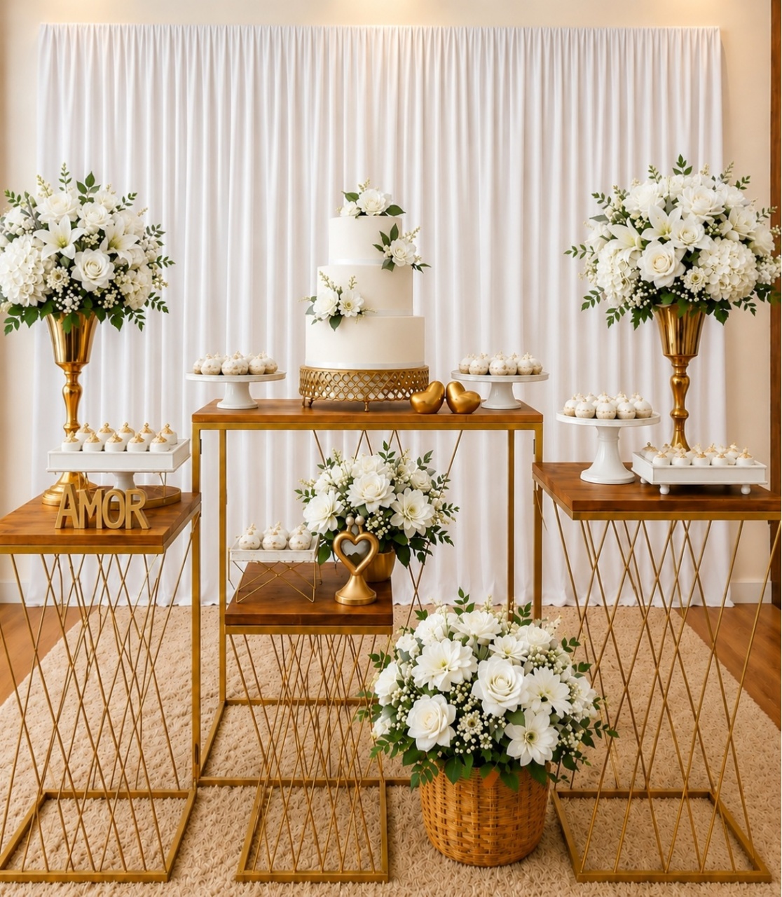 Composiçao Casamento Branco - laladecor