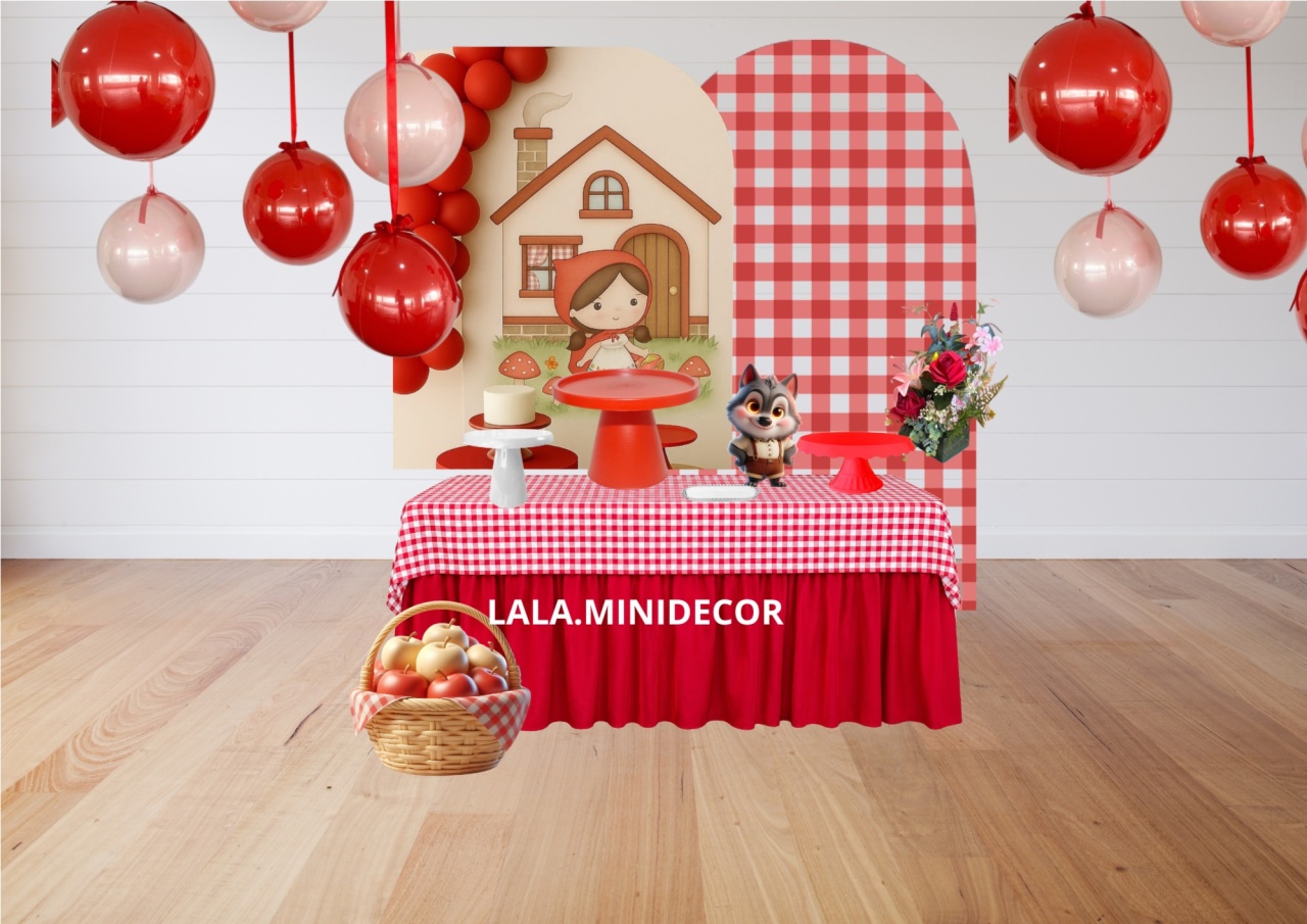 Kit Letícia Chapeuzinho Vermelho - laladecor