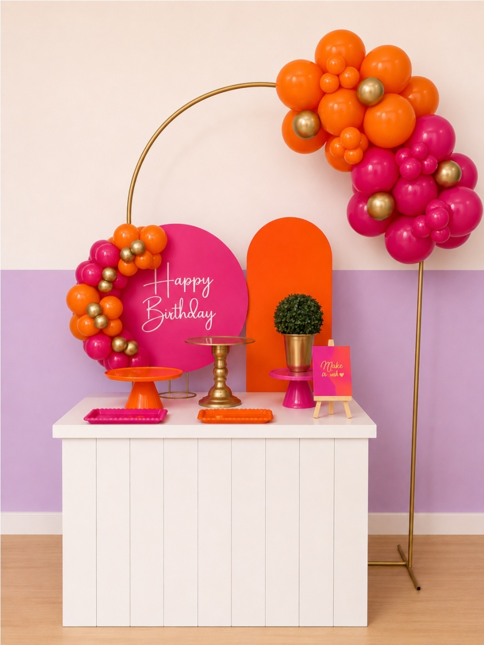 Kit Isabella Tardezinha Happy Birthday Comoda Fake - laladecor