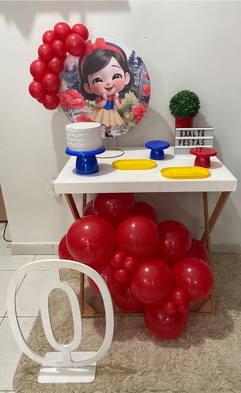 Festa Na Mesa Completa - Branca de Neve Baby 2 - EXALTE FESTAS