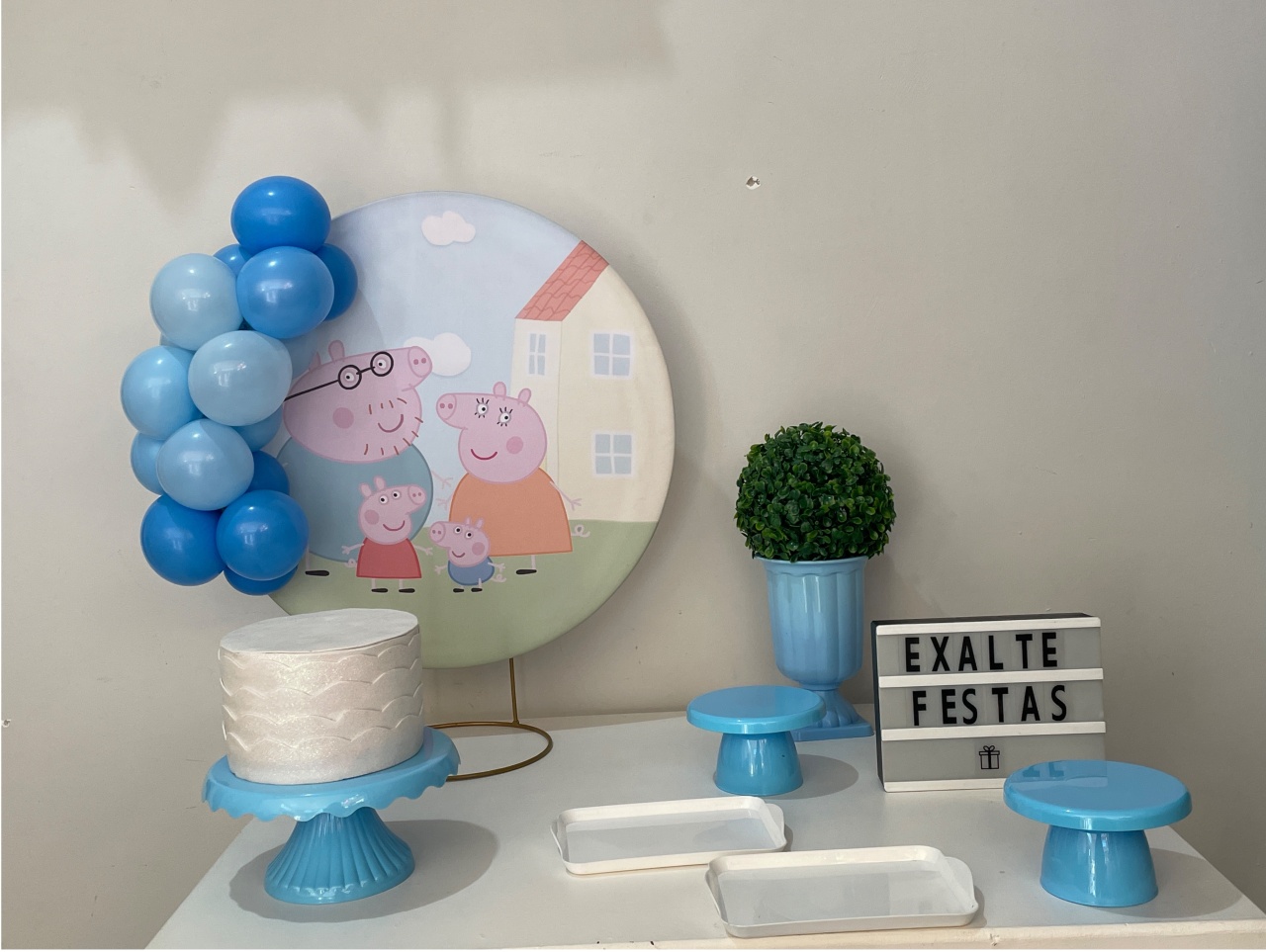 Festa Na Mesa - Peppa Pig - EXALTE FESTAS