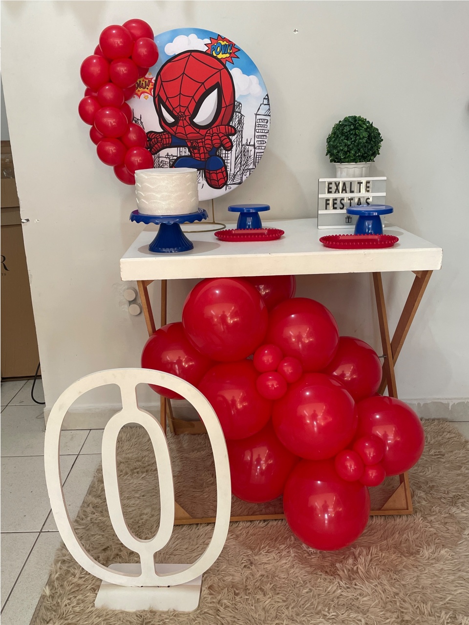 Festa Na Mesa Completa - Homem Aranha - EXALTE FESTAS