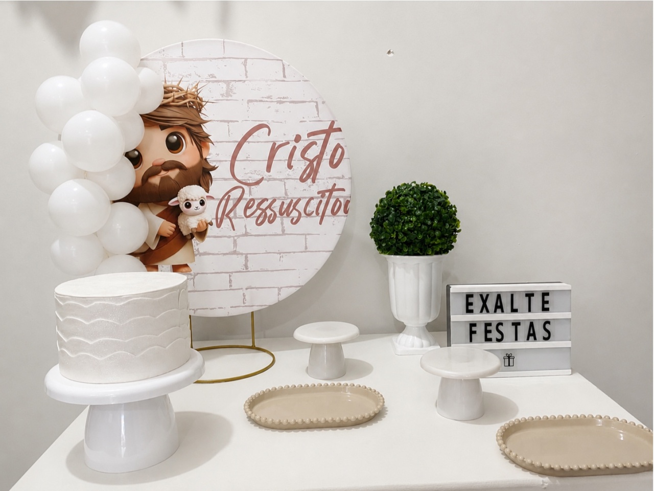 Festa Na Mesa - Páscoa Cristã - EXALTE FESTAS