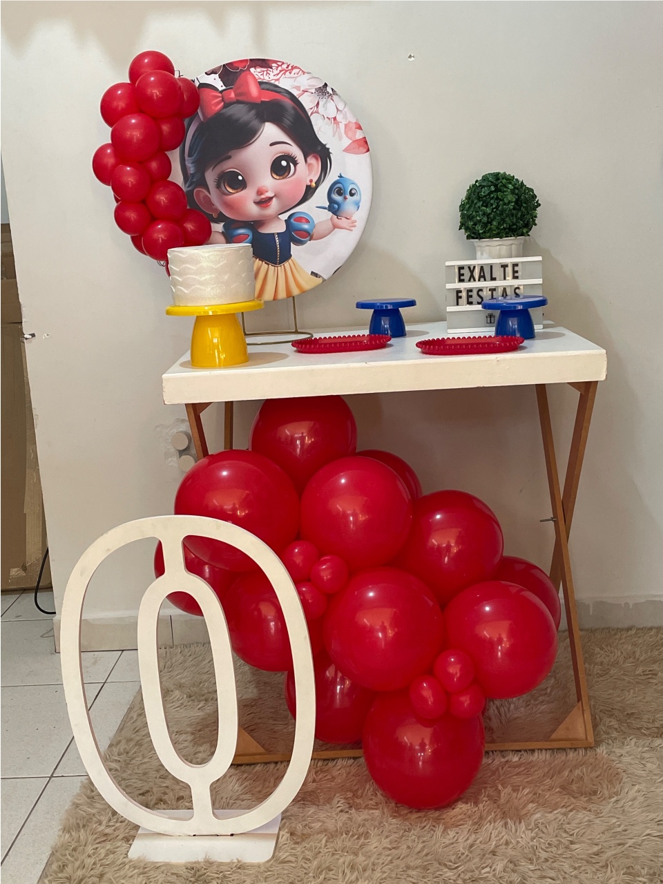 Festa Na Mesa Completa - Branca de Neve Baby - EXALTE FESTAS