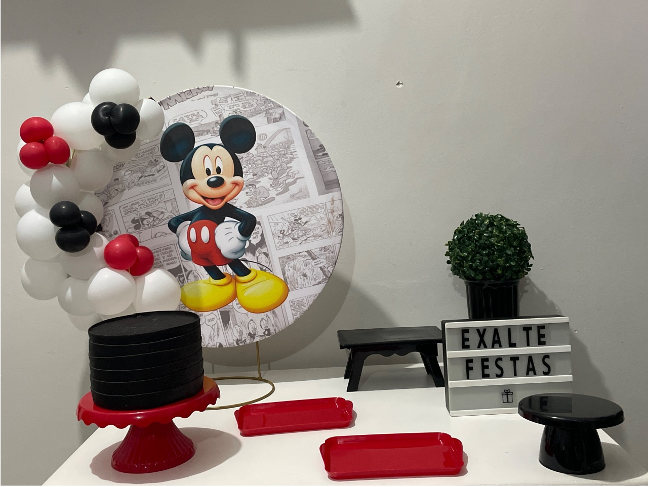 Festa Na Mesa - Mickey  - EXALTE FESTAS