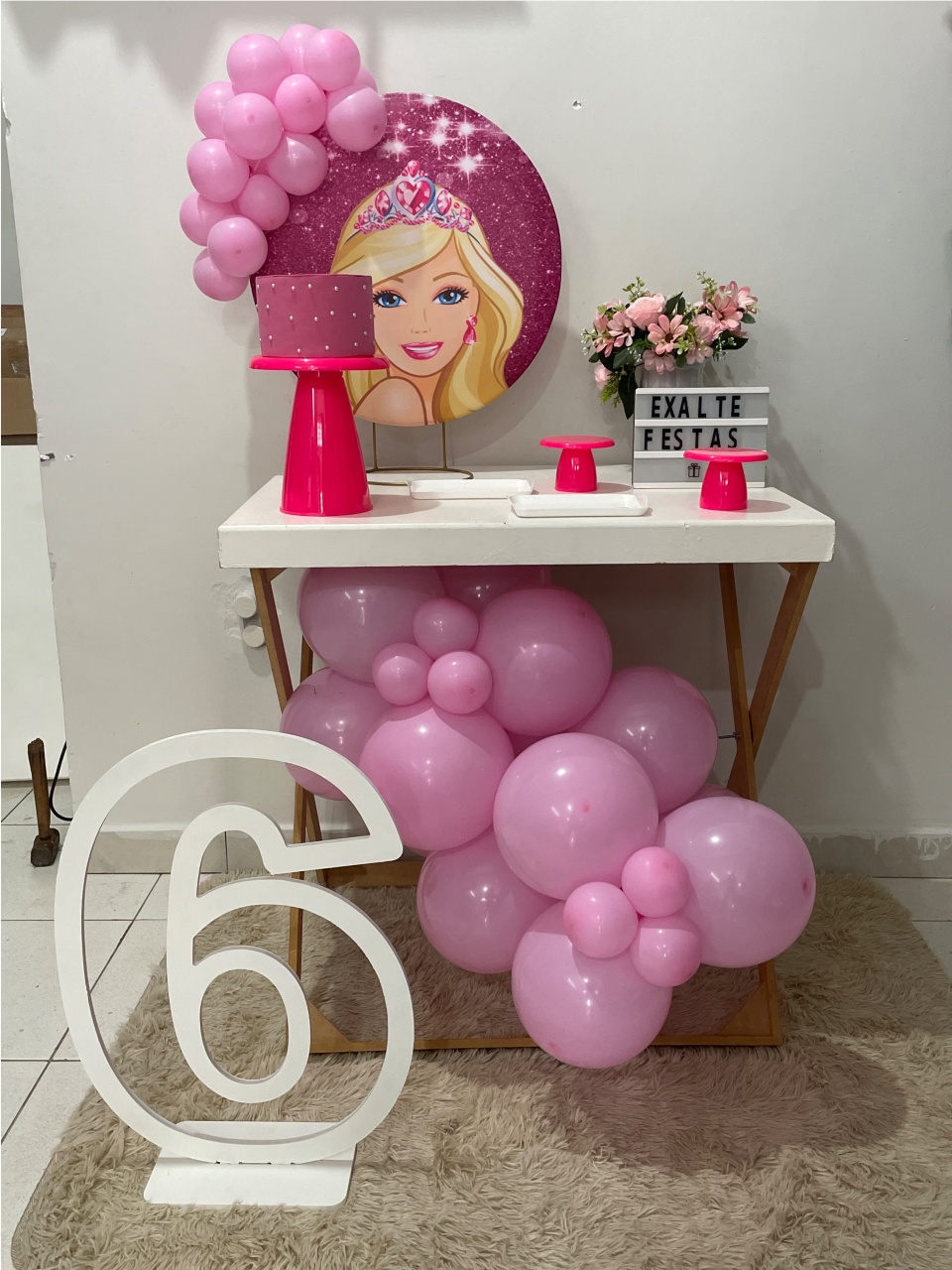 Festa Na Mesa Completa - Barbie - EXALTE FESTAS