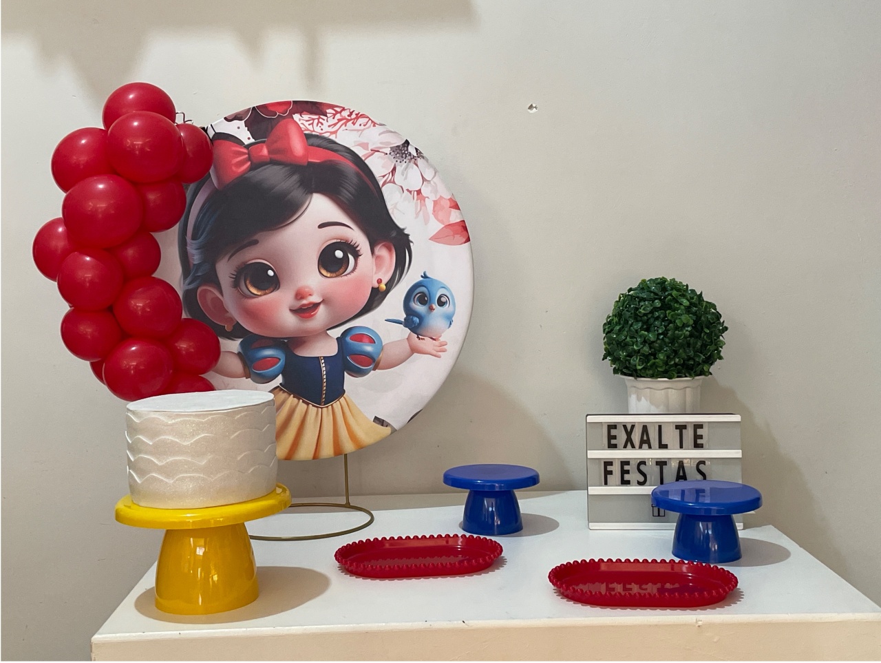 Festa Na Mesa - Branca de Neve Baby - EXALTE FESTAS