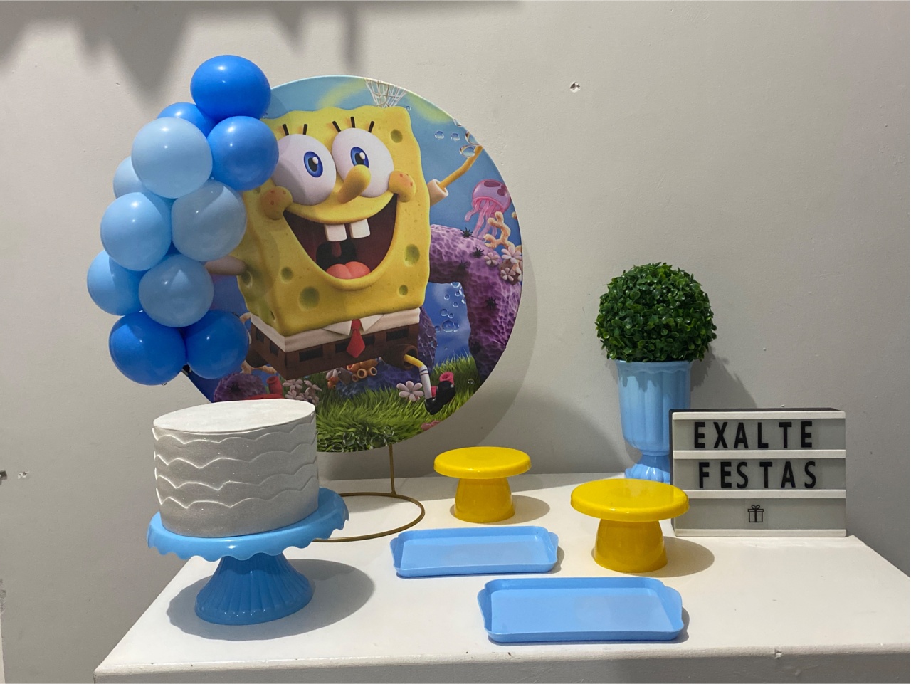 Festa Na Mesa - Bob Esponja - EXALTE FESTAS