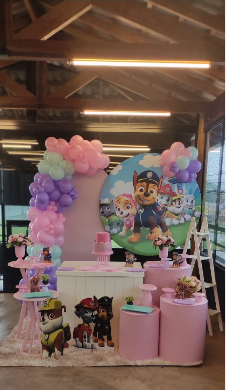 Decoração - Patrulha Canina Feminina - EXALTE FESTAS