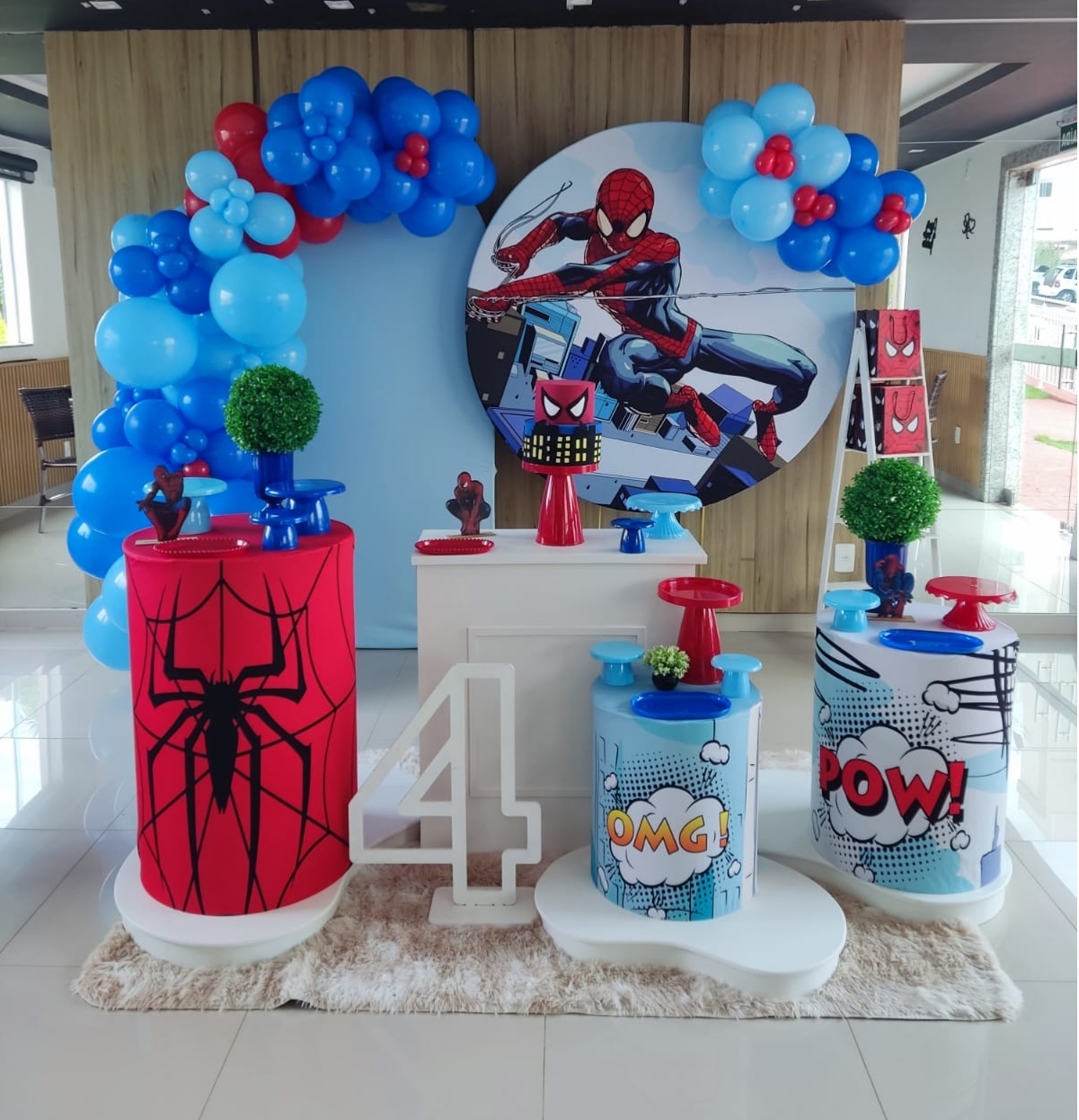 Decoração - Homem Aranha - EXALTE FESTAS