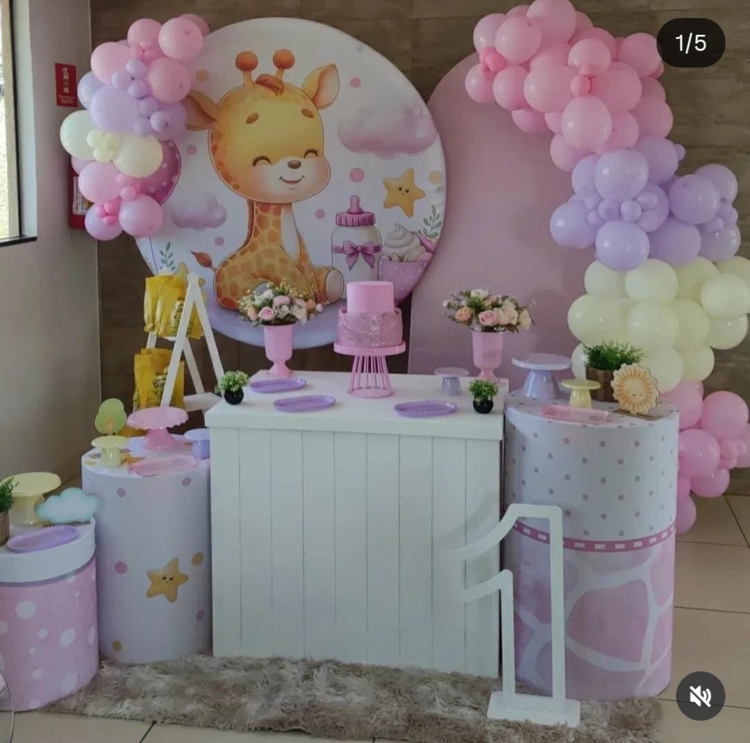 Decoração - Girafinha - EXALTE FESTAS