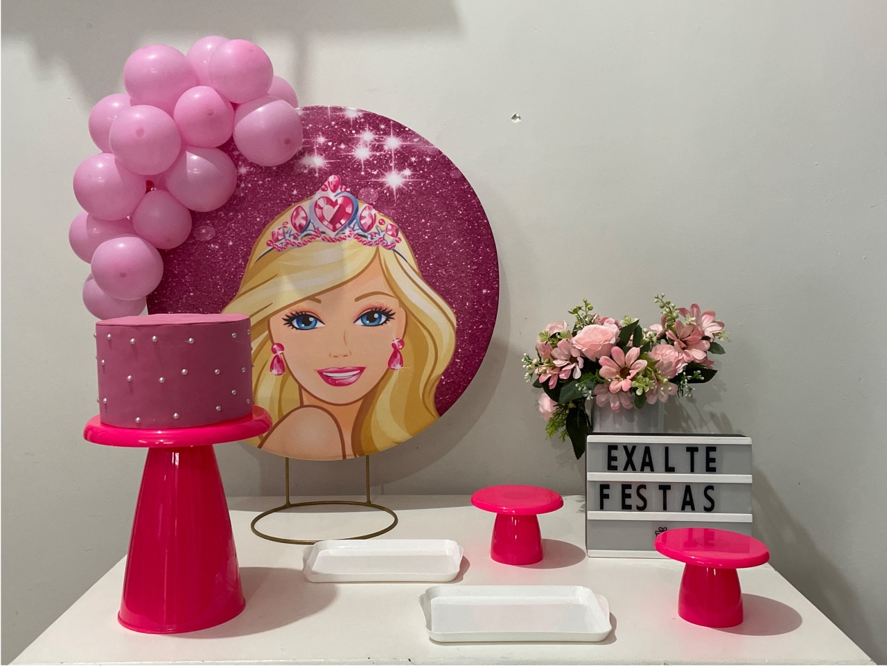 Festa Na Mesa - Barbie - EXALTE FESTAS
