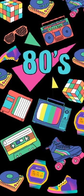 Painel Sublimado Tema Anos 80 - Decore Locações