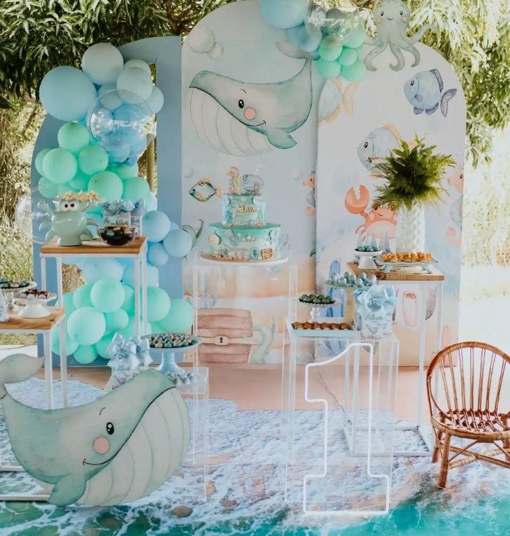 Kit Fundo Do Mar 1 - Decore Locações