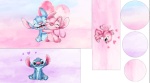 Painel Redondo E Capas Para Cilindros Tema Stitch  - imagem 2