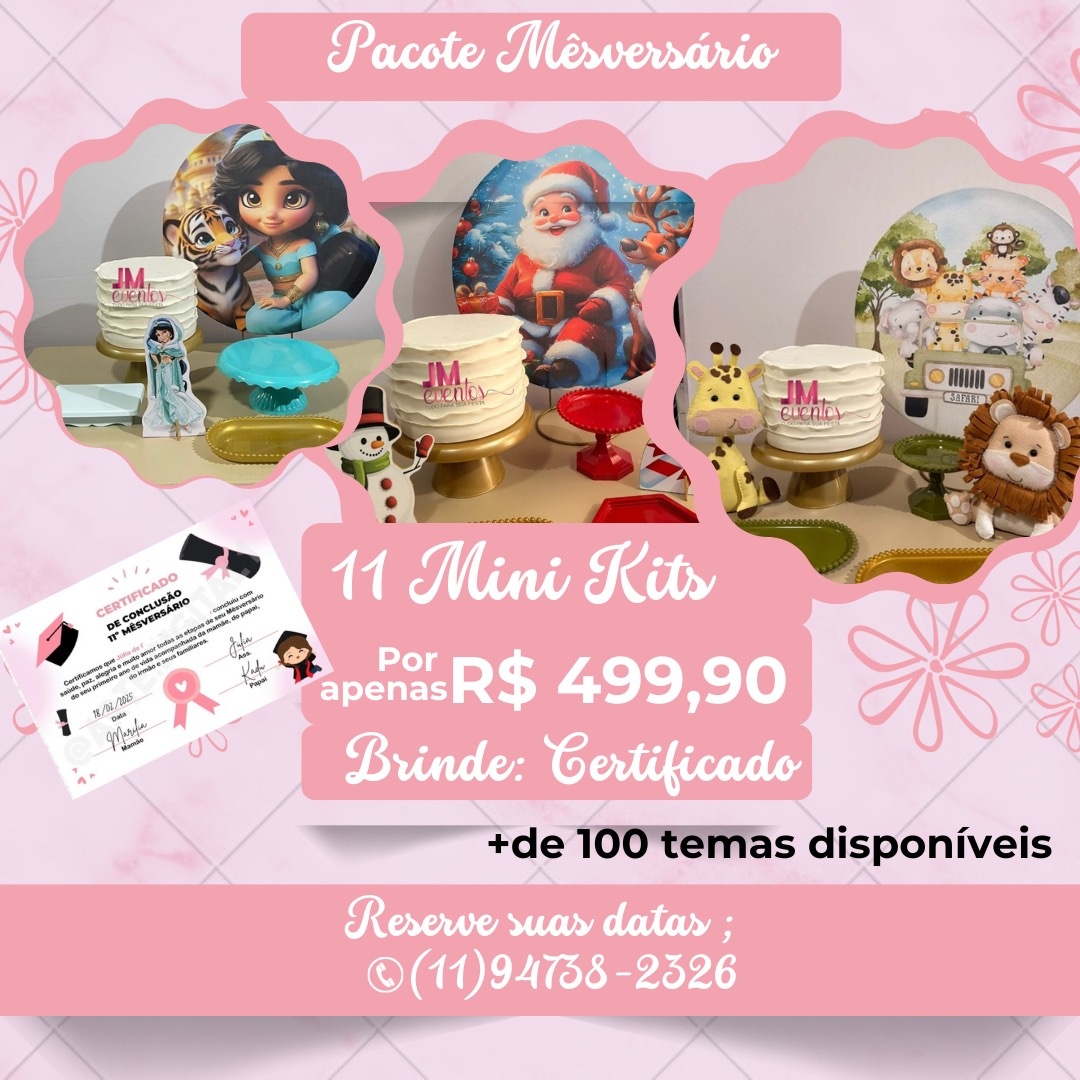 Pacote Mêsversário - JMEVENTOS