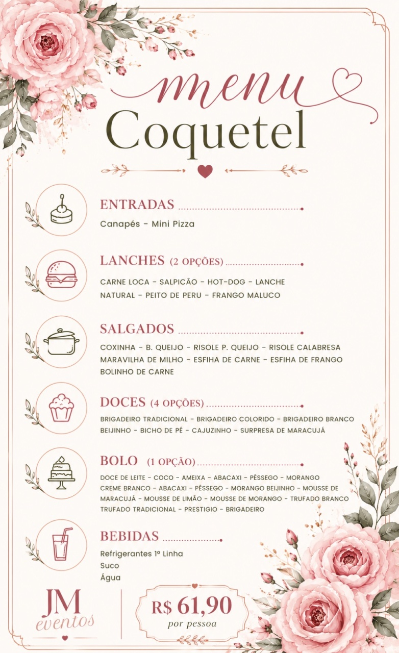 Coquetel - JMEVENTOS
