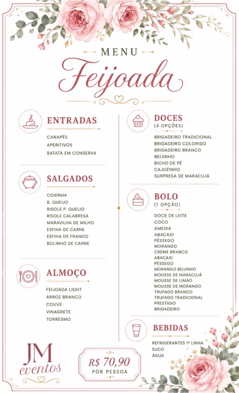 Feijoada - JMEVENTOS