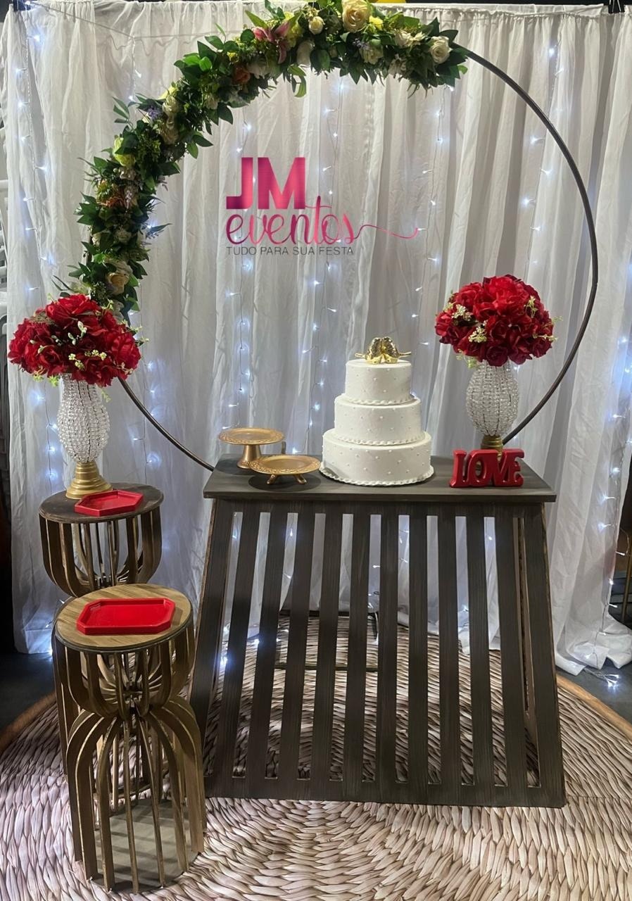 Decoração Casamento Vermelho 02 - JMEVENTOS