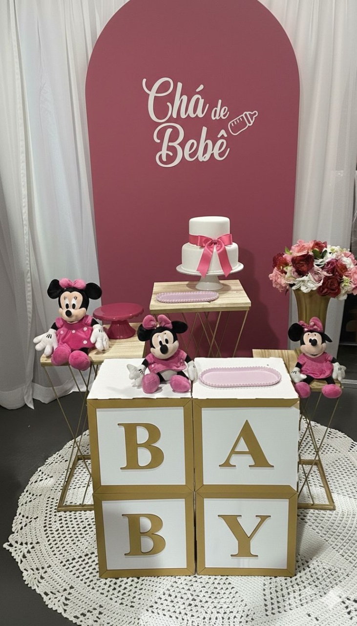 Chá de Bebê Minnie - JMEVENTOS