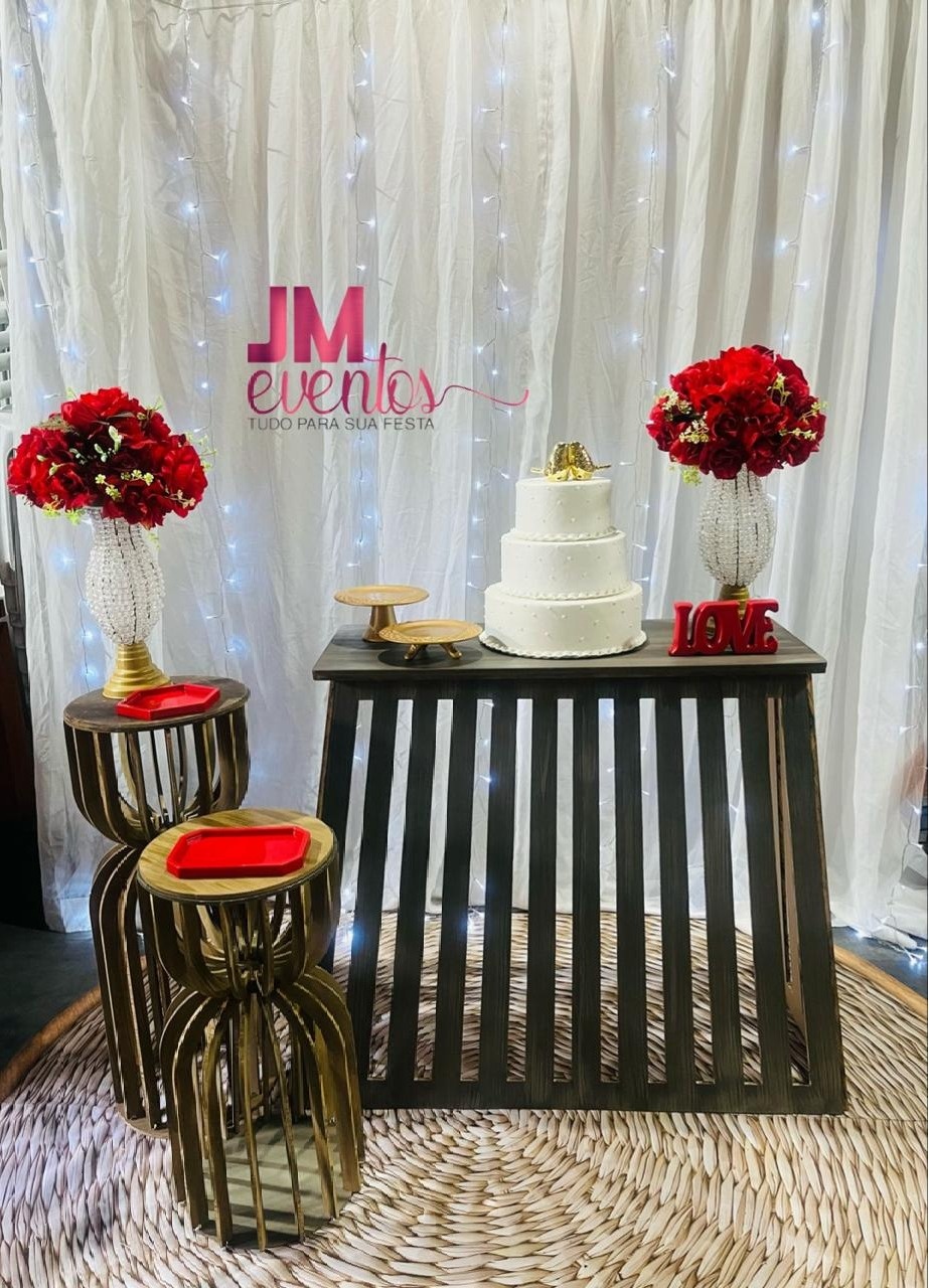 Decoração Casamento Vermelho 03 - JMEVENTOS