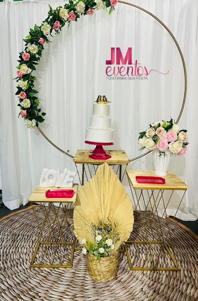 Decoração Casamento Rosa - JMEVENTOS