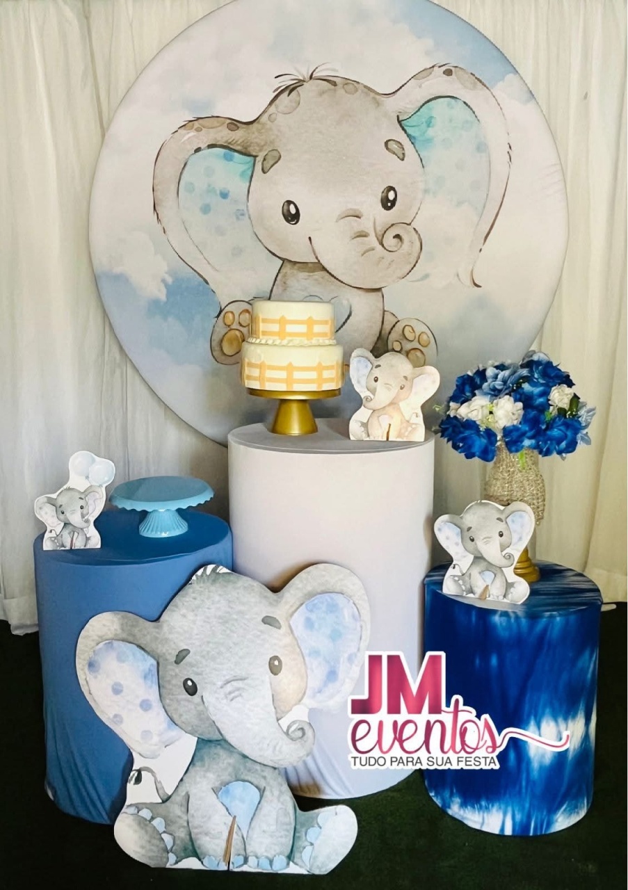 Kit Elefante Azul - JMEVENTOS