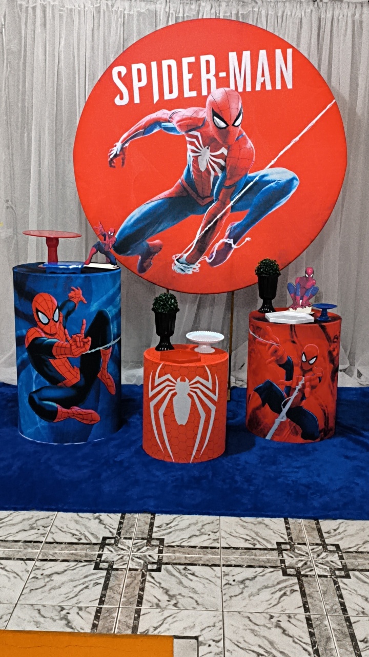 Kit Homem Aranha. - Claudia Mello Festas