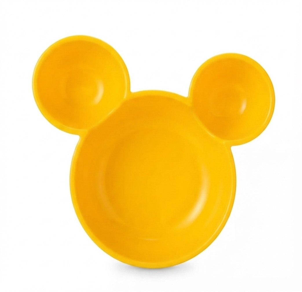 Porta Doce Amarelo Cabeça Mickey - A casa do pegue e monte 