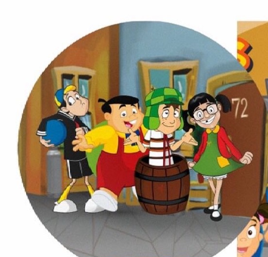 Painel Redondo Turma Do Chaves  S/ Armação de Ferro    - A casa do pegue e monte 