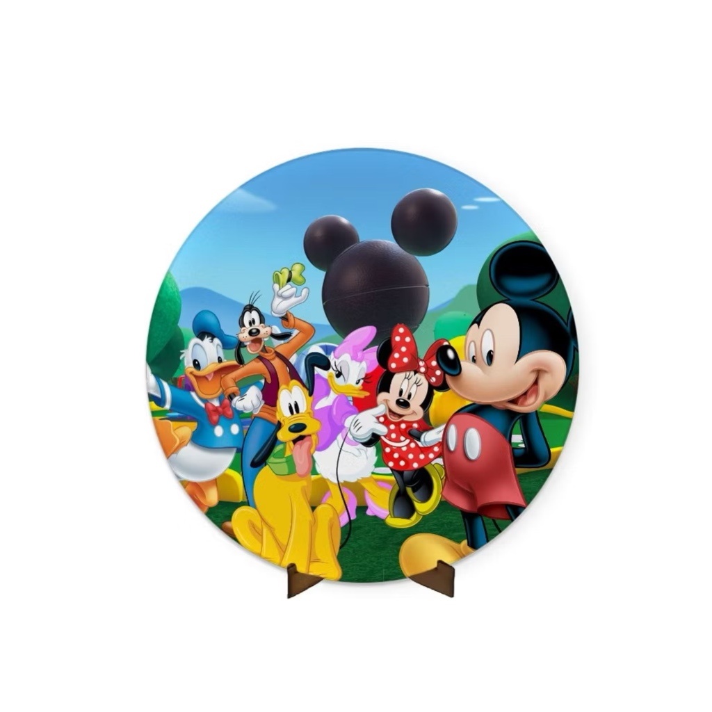 ..Capa Painel Turma Do Mickey E Minnie - A casa do pegue e monte 
