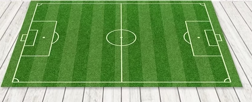 Tapete Campo de Futebol  - A casa do pegue e monte 