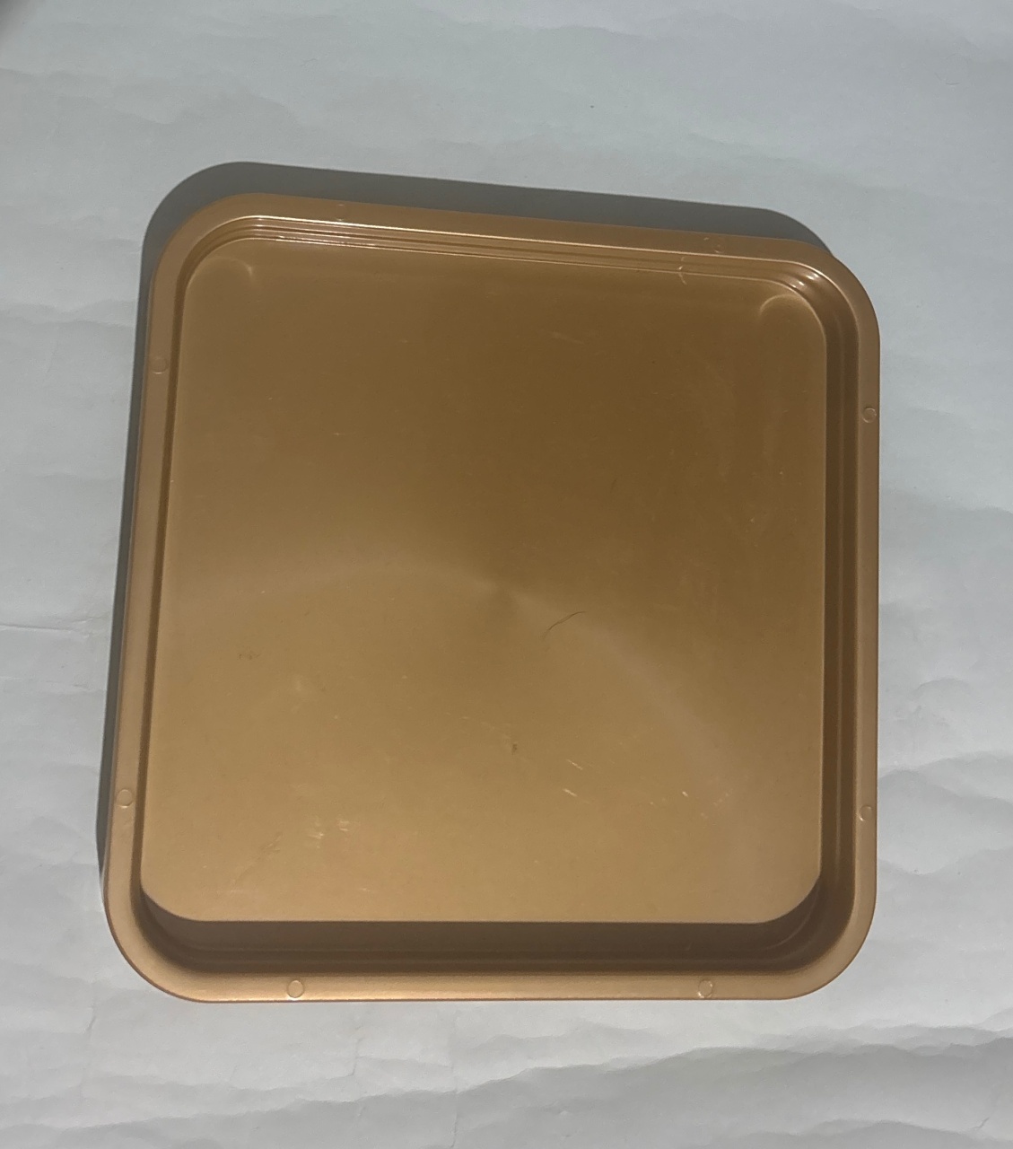 Porta Doce Dourado Bandeja Quadrado  - A casa do pegue e monte 