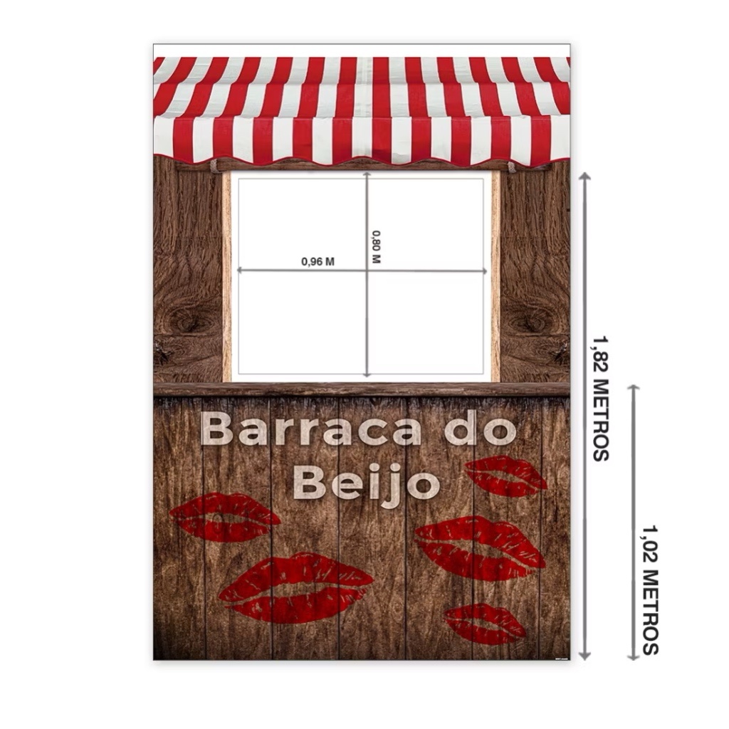 Barraca Do Beijo / Festa Junina - A casa do pegue e monte 