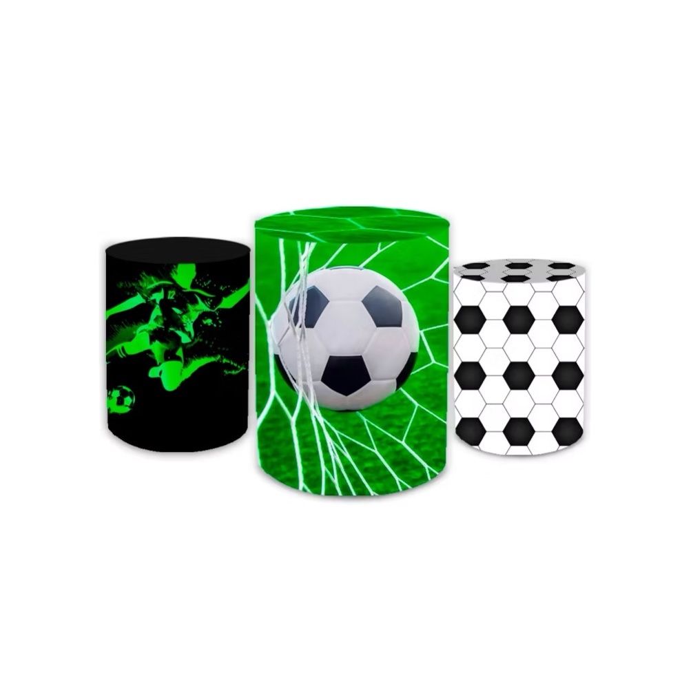 Capas Cilindro Futebol (Grande). - A casa do pegue e monte 
