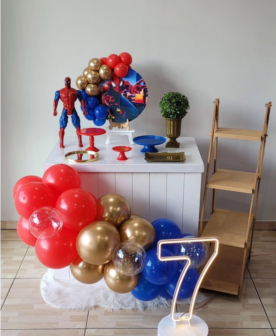 Homem-Aranha (Festa Na Mesa)  - A casa do pegue e monte 