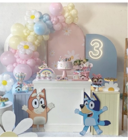Bluey E Bingo - A casa do pegue e monte 