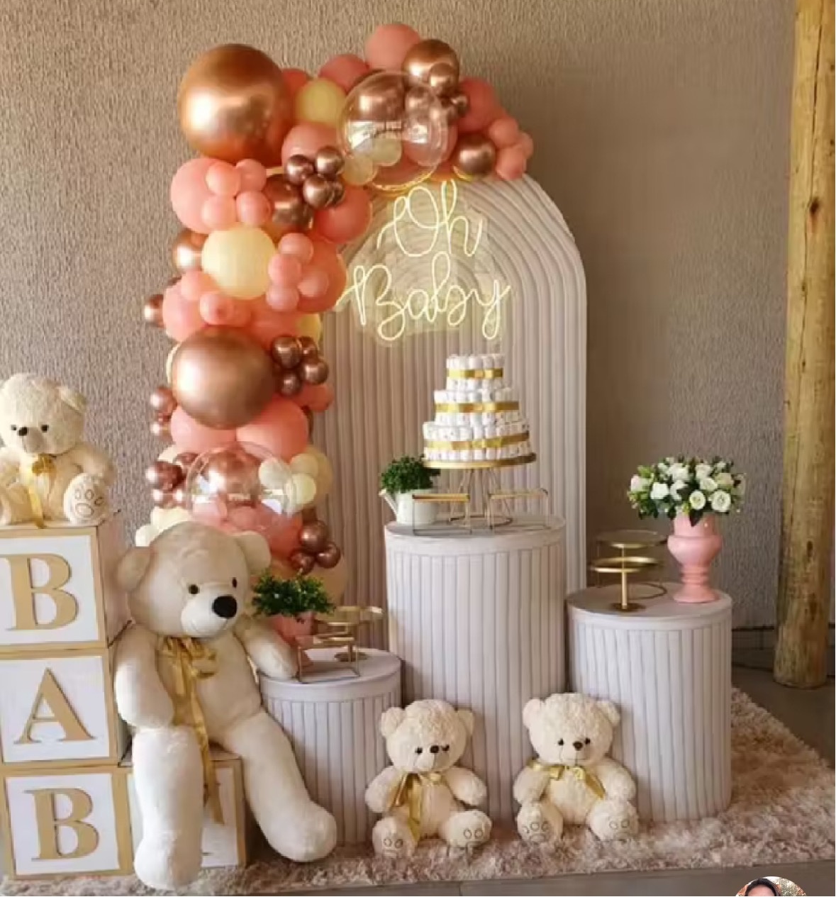 Chá de Bebê 🤍 - A casa do pegue e monte 