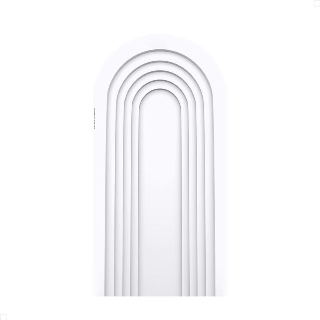 Capa Painel Romano Branco 3D - A casa do pegue e monte 