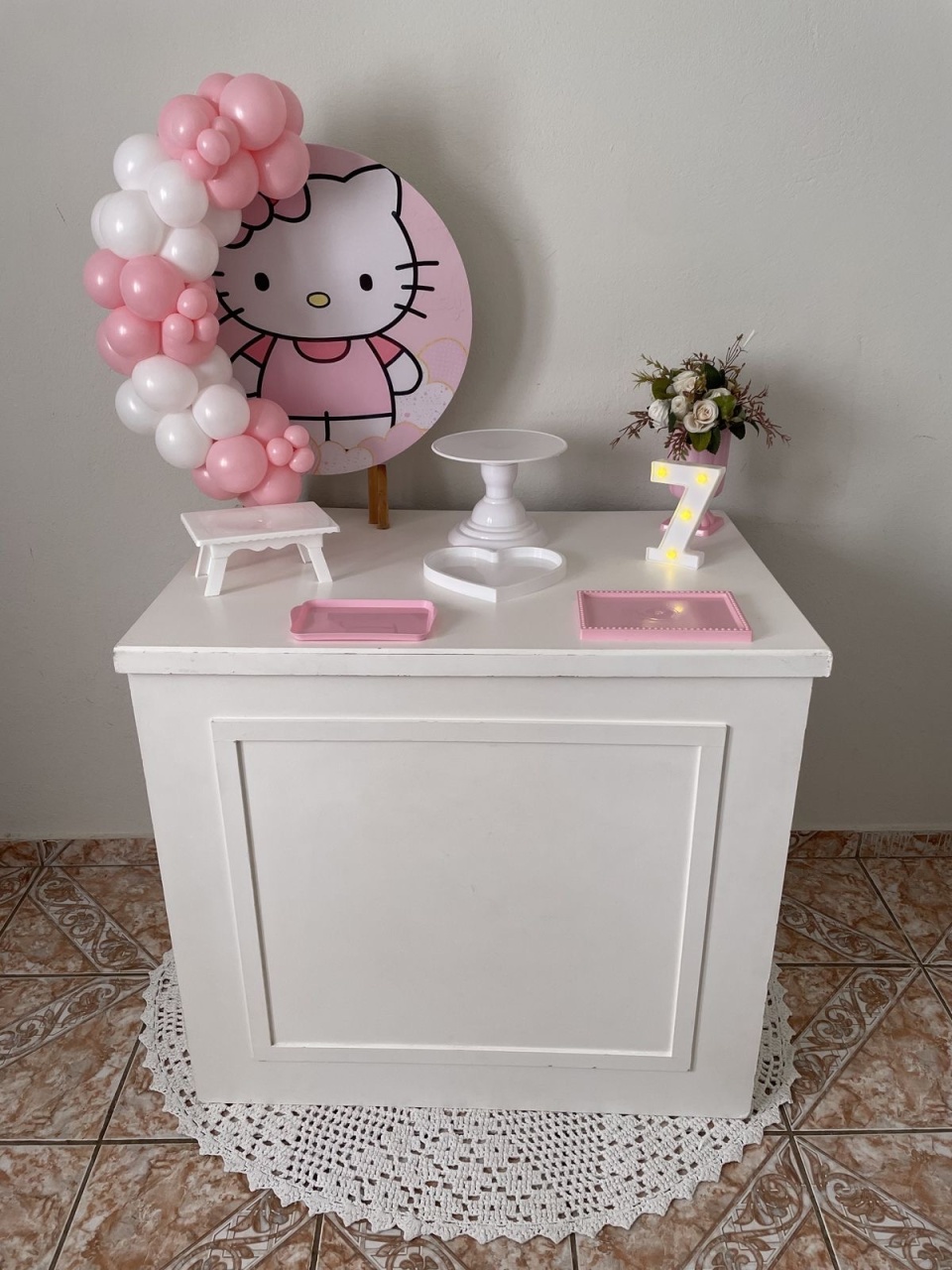 Hello Kitty    Festa Na Mesa  - A casa do pegue e monte 
