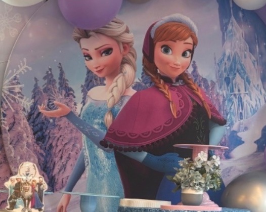 Capa Painel Frozen - A casa do pegue e monte 