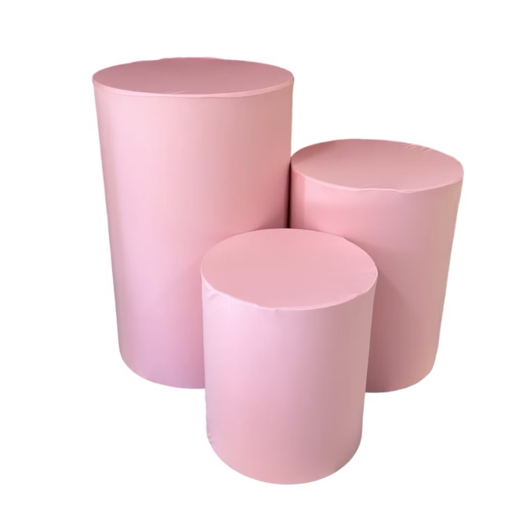 Capas Cilindro Rosa Bebê ( Média ) - A casa do pegue e monte 