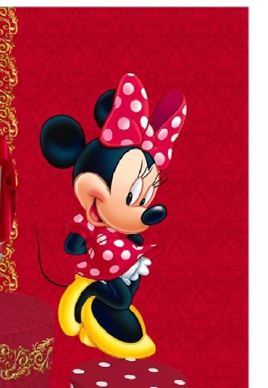 Capa Painel Minnie S/ Armação de Ferro   - A casa do pegue e monte 