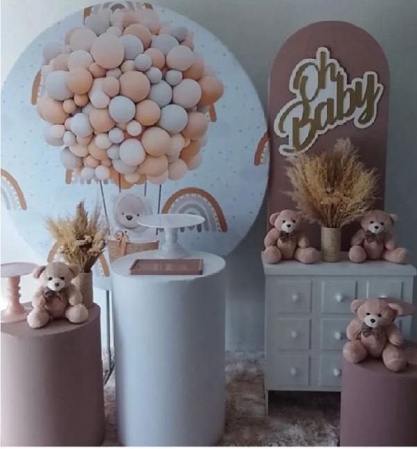 Chá de Bebê Meninos  - A casa do pegue e monte 