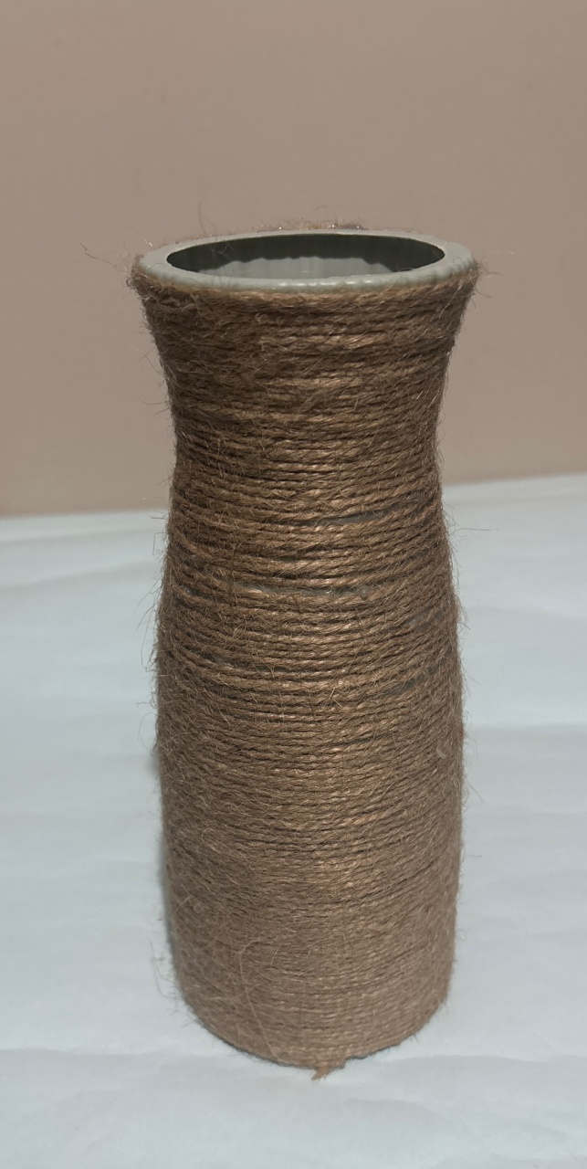 Vaso de Mesa Sisal S/ Arranjo  - A casa do pegue e monte 