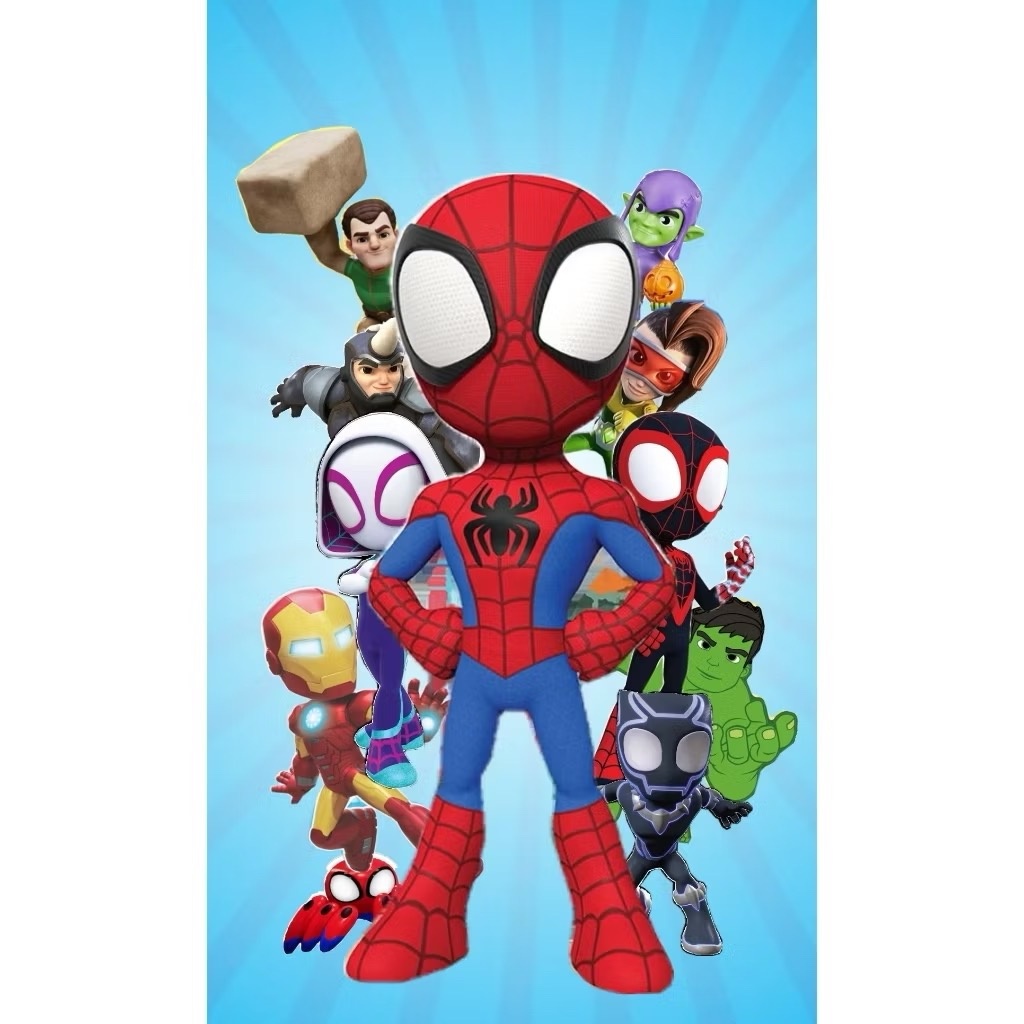 Painel Equipe Aranha 💙    - A casa do pegue e monte 