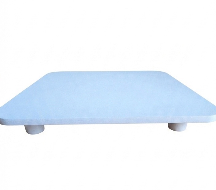 Porta Bolo Quadrado Branco 40Cm - A casa do pegue e monte 