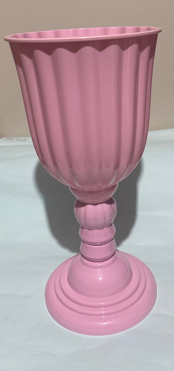 Vaso  de Mesa Rosa Alto S/ Arranjo - A casa do pegue e monte 