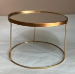 Porta Doces de Ferro Dourado Redondo Médio  - imagem 1