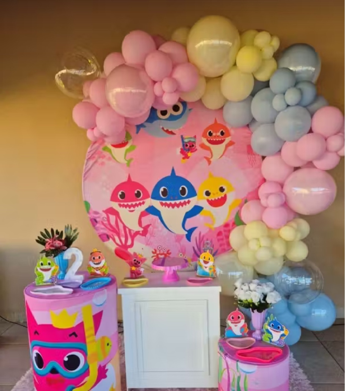 Baby Shark  - A casa do pegue e monte 